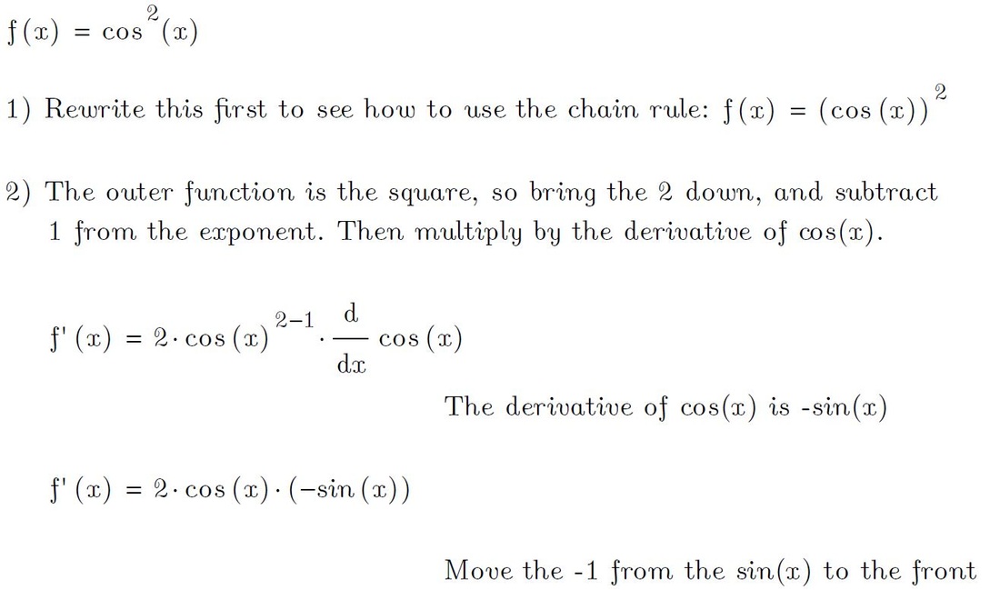 cosine squared function